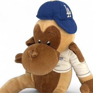 VTG 18″ Dodgers LA Monkey Plush with Bell Inside (sounds)